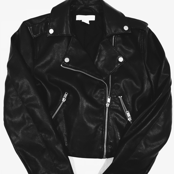 H&M Jackets & Blazers - Cropped Leather Jacket